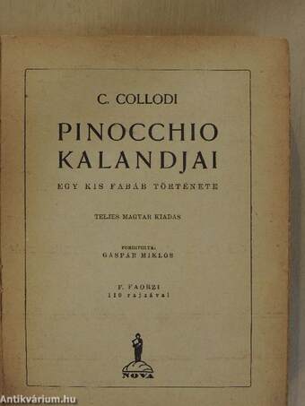 Pinocchio kalandjai