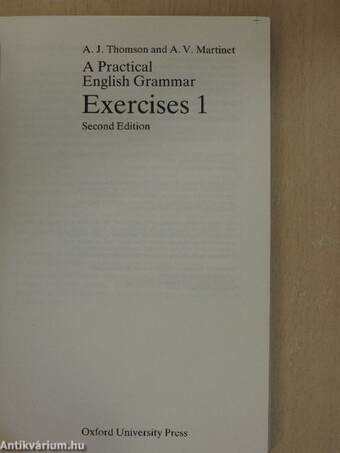 A Practical English Grammar Exercises 1