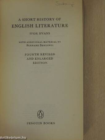 A Short History of English Literature