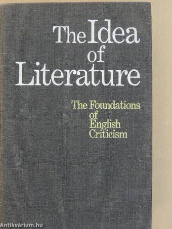 The Idea of Literature