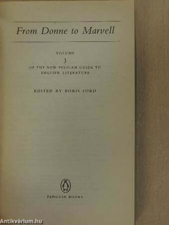 From Donne to Marvell