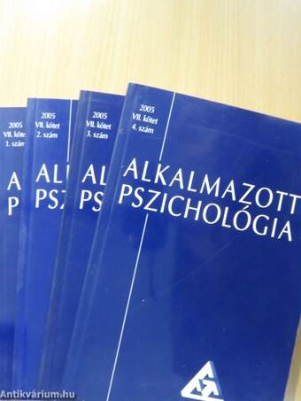 Alkalmazott pszichológia 2005/1-4.