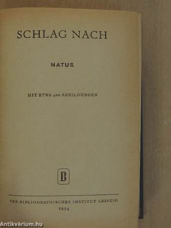 Schlag nach - Natur