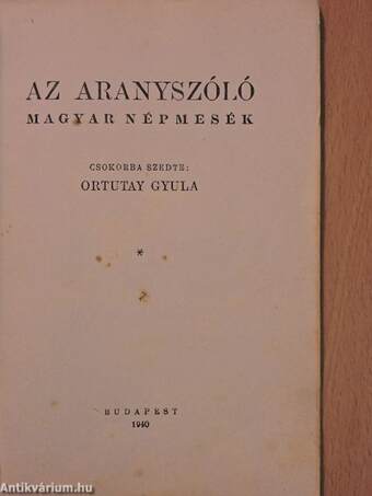 Az aranyszóló