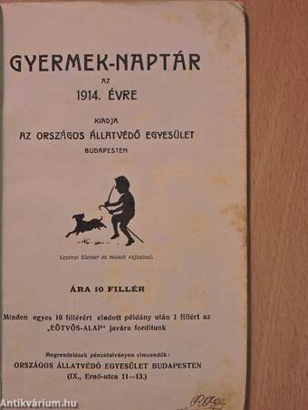 Gyermek-naptár az 1914. évre