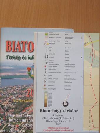 Biatorbágy Térkép és információs füzet 2008