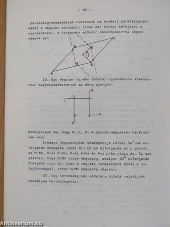 A geometria transzformációs szemlélet fejlesztése