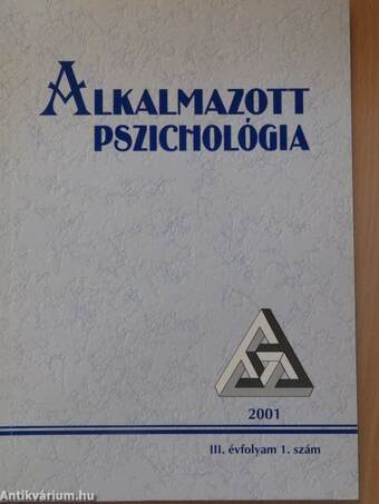 Alkalmazott Pszichológia 2001/1-4.