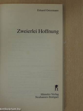 Zweierlei Hoffnung