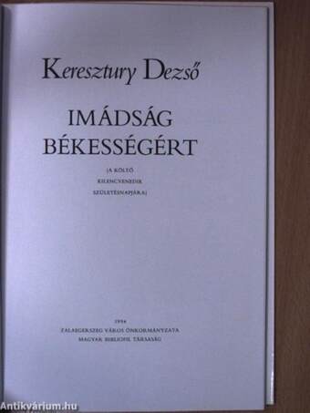 Imádság békességért