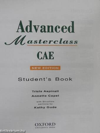 Advanced Masterclass CAE - Student's Book