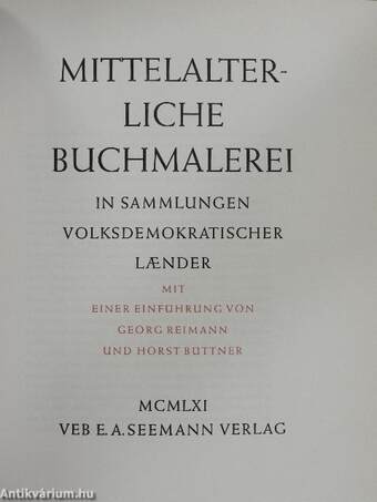 Mittelalterliche Buchmalerei