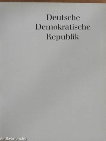 DDR - Deutsche Demokratische Republik