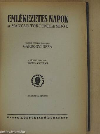 Emlékezetes napok a magyar történelemből