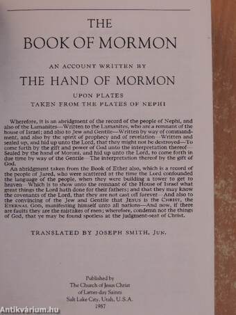 The Book of Mormon