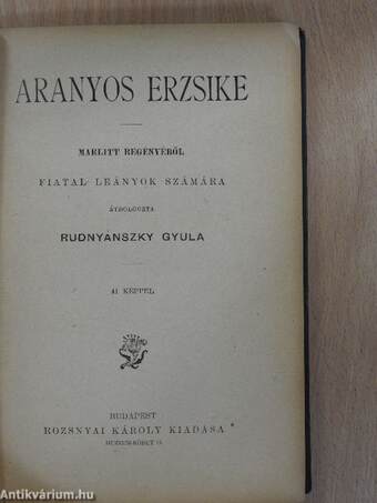 Aranyos Erzsike