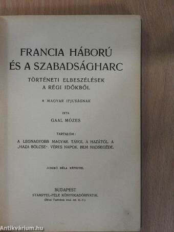 Francia háború és a szabadságharc