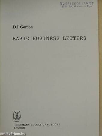 Basic Business Letters