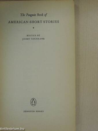 The Penguin Book of American Short Stories