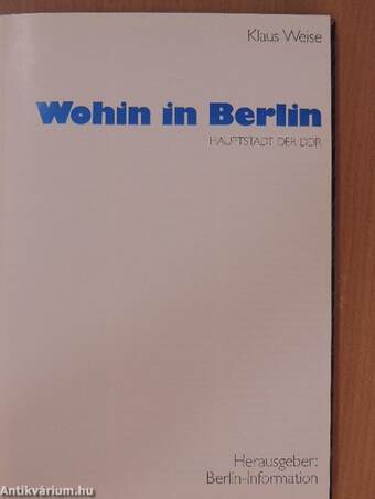 Wohin in Berlin