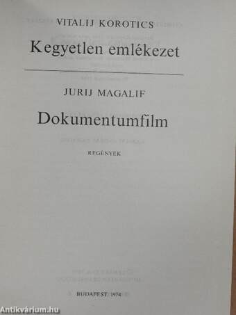 Kegyetlen emlékezet/Dokumentumfilm