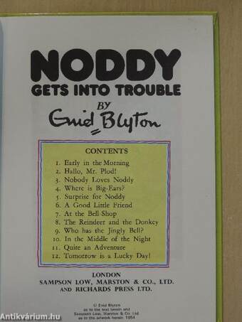 Noddy gets into trouble