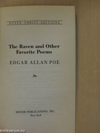 The Raven and Other Favorite Poems