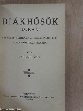 Diákhősök 48-ban