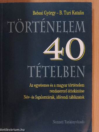 Történelem 40 tételben