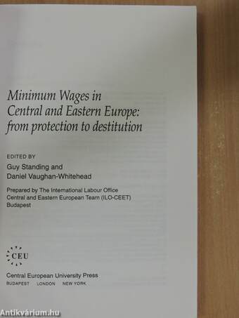 Minimum Wages in Central and Eastern Europe: from protection to destitution