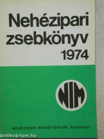 Nehézipari zsebkönyv 1974