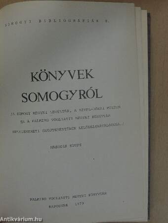 Könyvek Somogyról II.