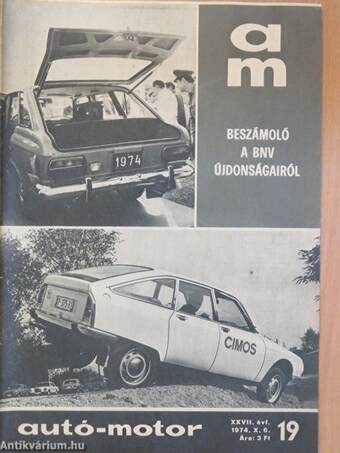 Autó-motor 1974. október 6.