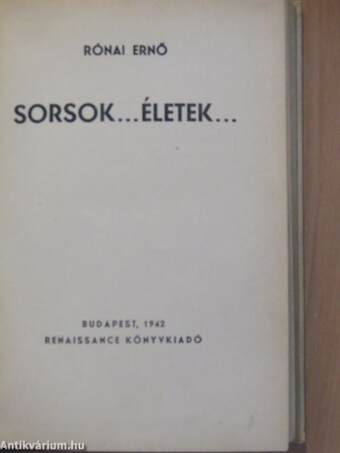 Sorsok... életek...