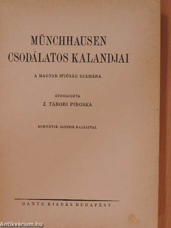 Münchhausen csodálatos kalandjai