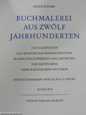 Buchmalerei aus zwölf Jahrhunderten