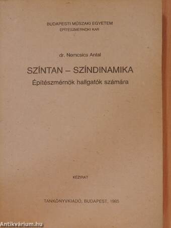 Színtan - színdinamika