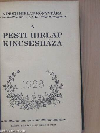 A Pesti Hirlap Kincsesháza 1928.