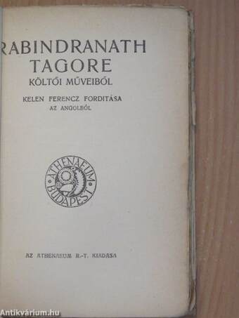 Rabindranath Tagore költői műveiből