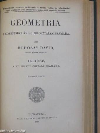 Geometria I-II.