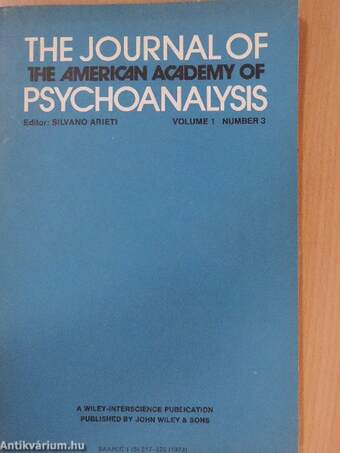 The Journal of the American Academy of Psychoanalysis 1/3