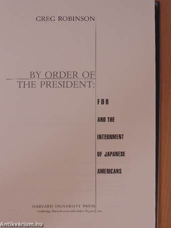 By order of the president