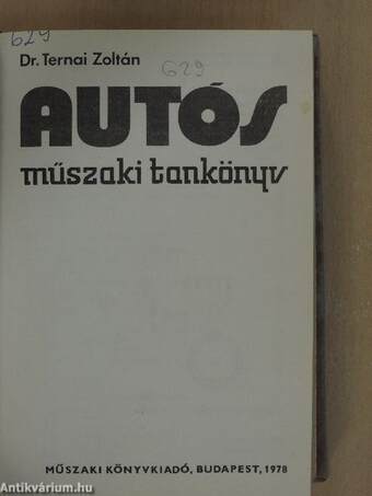 Autós műszaki tankönyv