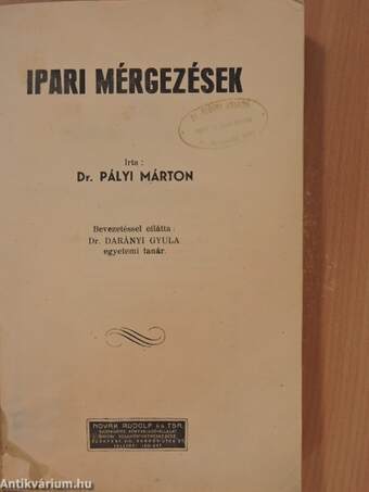 Ipari mérgezések