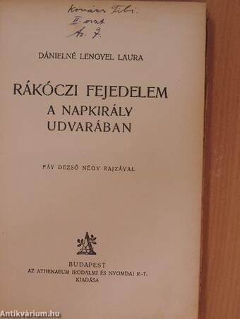 Rákóczi fejedelem a Napkirály udvarában