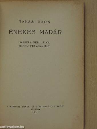 Énekes madár