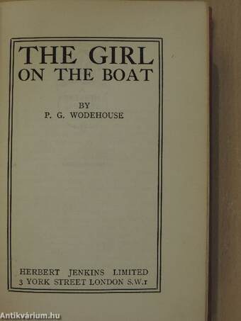 The girl on the boat