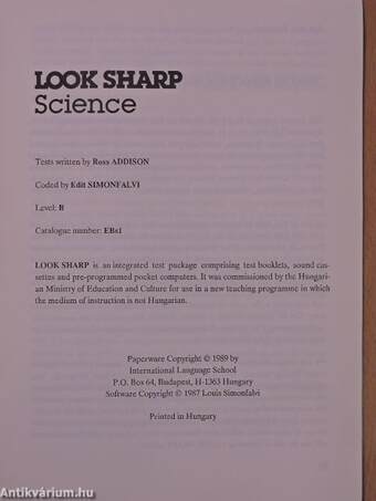 Look Sharp - Booklet B