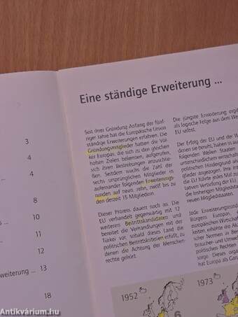 Die Europäische Union: ein ständiger Erweiterungsprozess