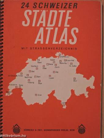 24 schweizer Städte Atlas/24 plans de villes suisses